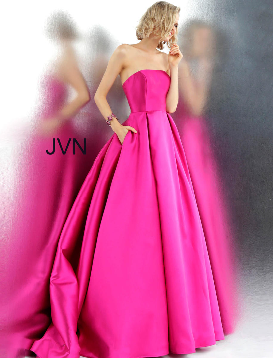 JVN Dress JVN62633 - Fuchsia