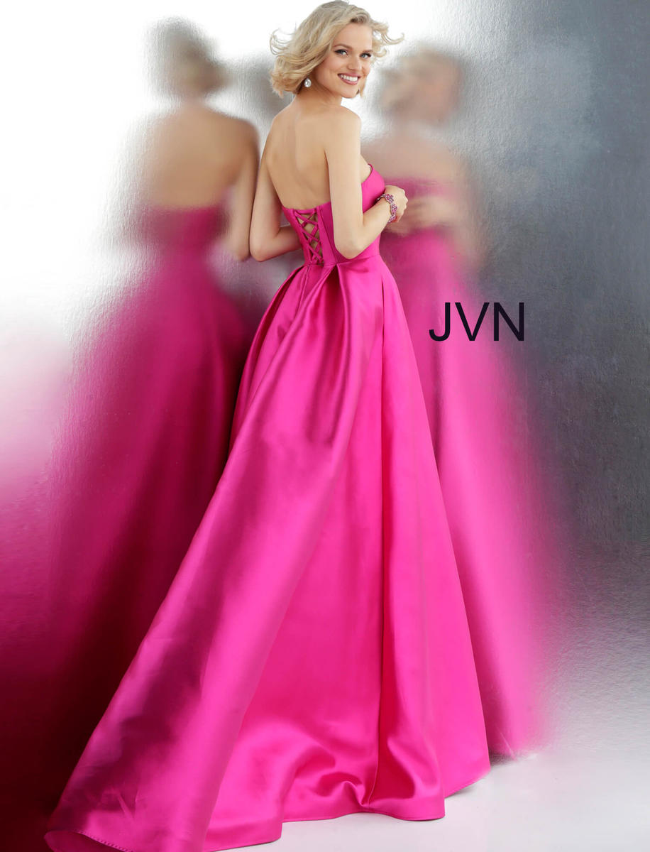 JVN Dress JVN62633 - Fuchsia
