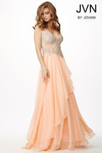 JVN Prom by Jovani Dress JVN93698 - Light Orange