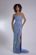 Jasz Couture Dress 7611 - Periwinkle