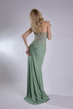 Jasz Couture Dress 7711 - Sage Green