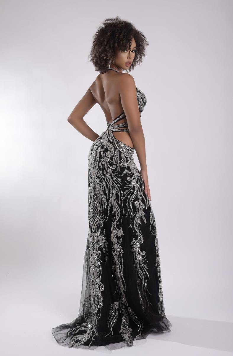Jasz Couture Dress 7900 - Black