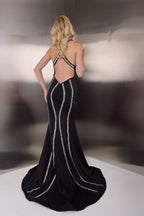 Jasz Couture Dress 7903 - Black