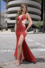 Jasz Couture Dress 7906 - Red