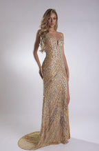Jasz Couture Dress 7910 - Gold