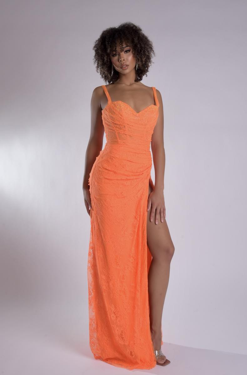 Jasz Couture Dress 7913 - Orange