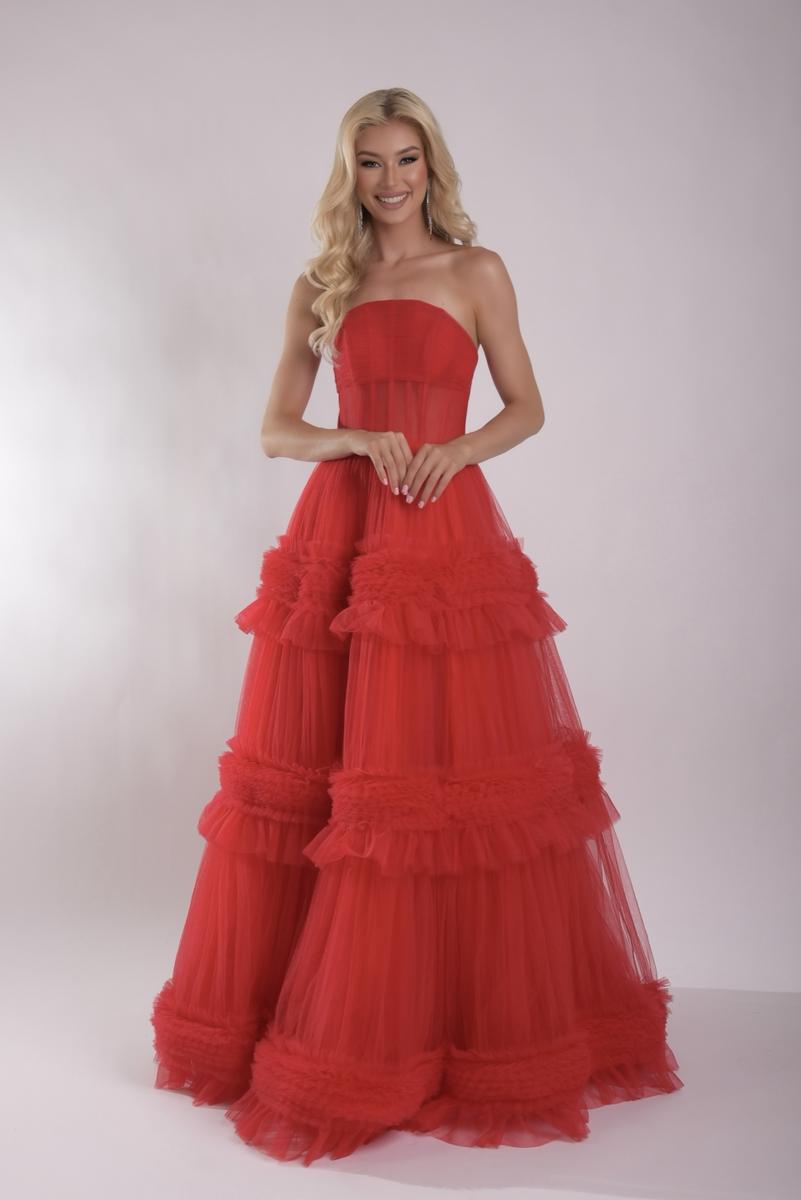 Jasz Couture Dress 7930 - Red