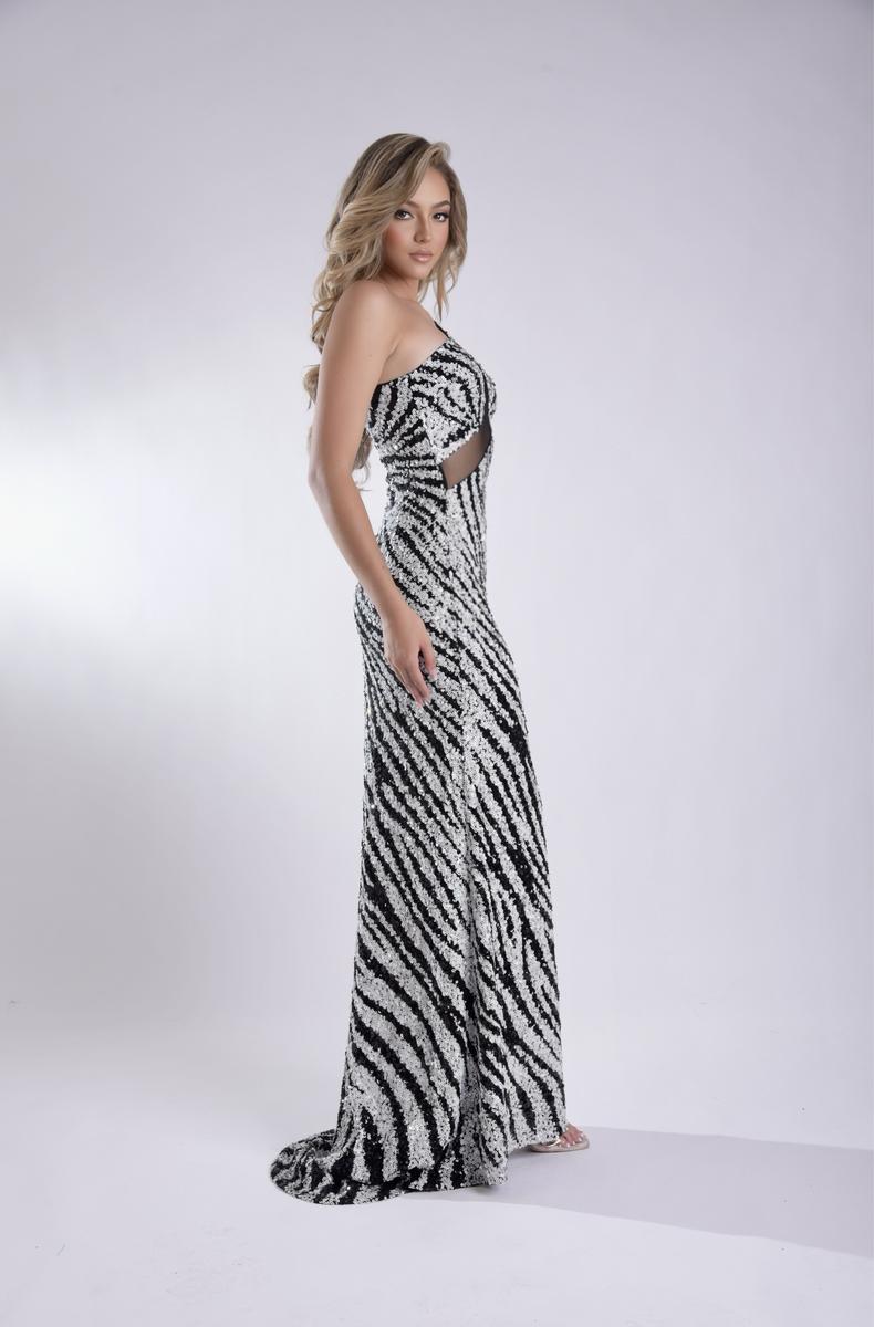 JASZ Couture 7934 - Black/White