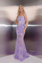 Jasz Couture Dress 7937 - Lilac