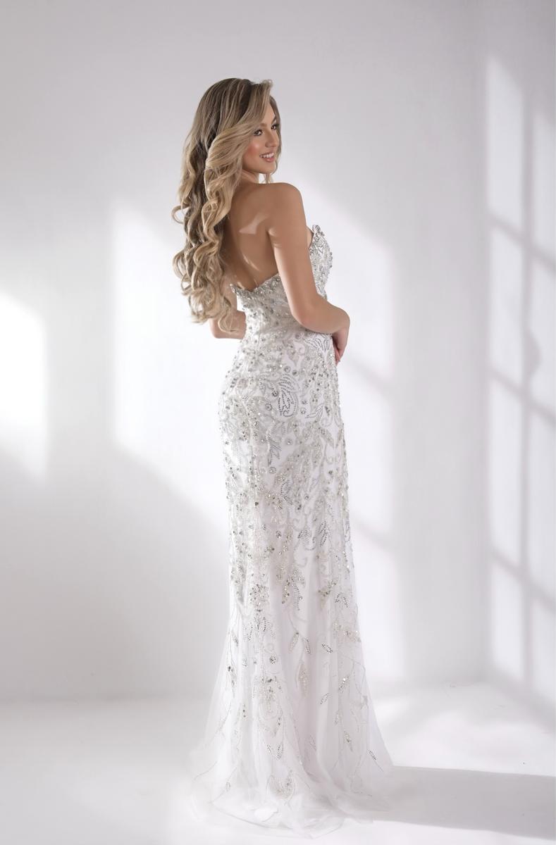 Jasz Couture Dress 7944 - White