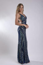 Jasz Couture Dress 7948 - Navy