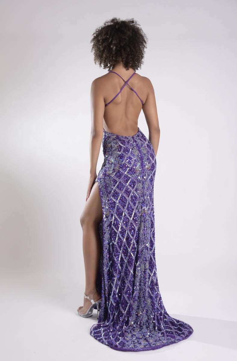 Jasz Couture Dress 7953 - Purple
