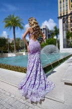 Jasz Couture Dress 7955 - Lilac