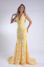 Jasz Couture Dress 7955 - Yellow