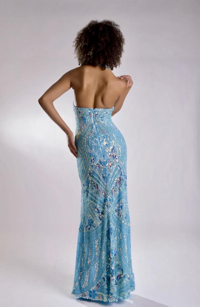 Jasz Couture Dress 7967 - Aqua