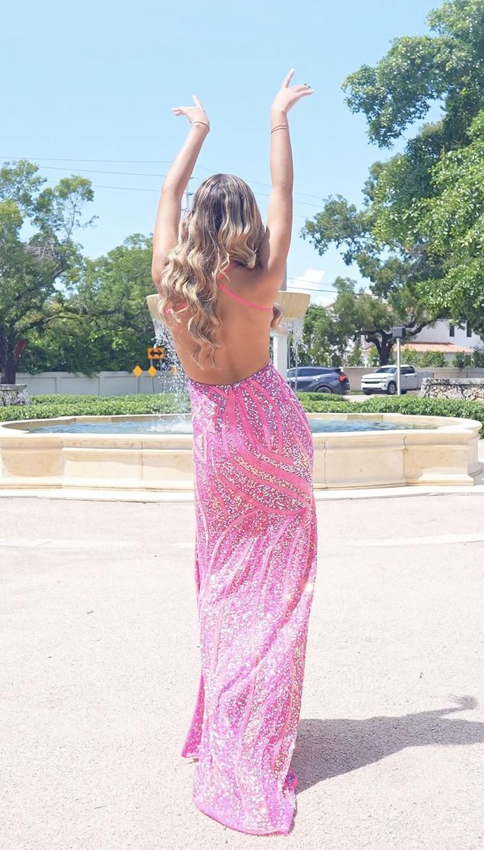 Jasz Couture Dress 7977 - Hot Pink