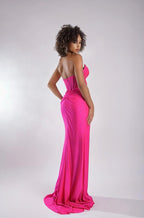 Jasz Couture Dress 7978 - Hot Pink