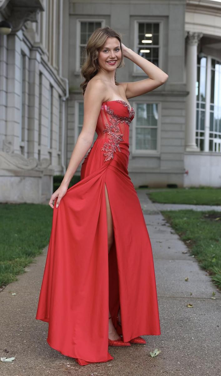 Jasz Couture Dress 7982 - Red