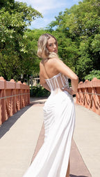 Jasz Couture Dress 7982 - White