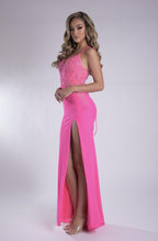 Jasz Couture Dress 7985 - Fuchsia