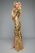 Jasz Couture Dress 7600 - Gold