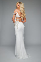 Jasz Couture Dress 7603 - White