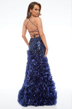 Jasz Couture Dress 7605 - Navy