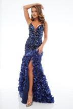 Jasz Couture Dress 7605 - Navy