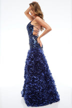 Jasz Couture Dress 7605 - Navy