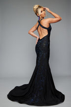Jasz Couture Dress 7609 - Black