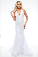 Jasz Couture Dress 7609 - White