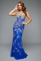 Jasz Couture Dress 7610 - Royal