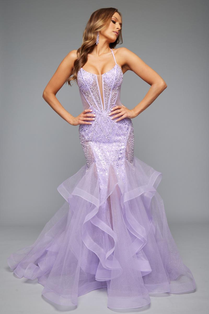 Jasz Couture Dress 7612 - Lilac