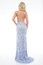 Jasz Couture Dress 7613 - Periwinkle