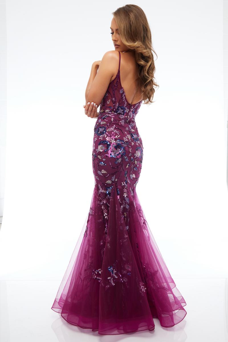 Jasz Couture Dress 7619 - Wine