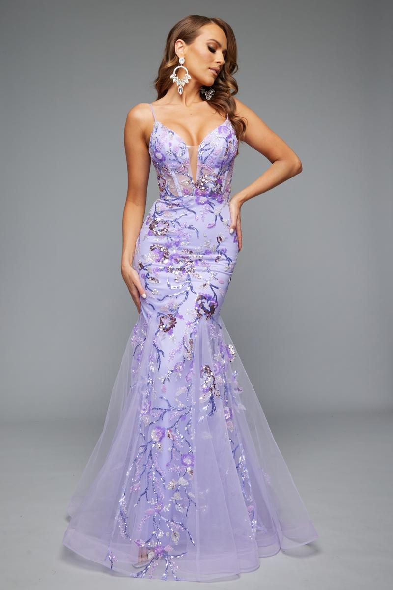 Jasz Couture Dress 7619 - Lilac