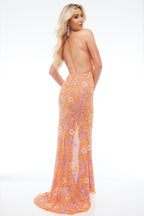 Jasz Couture Dress 7622 - Orange