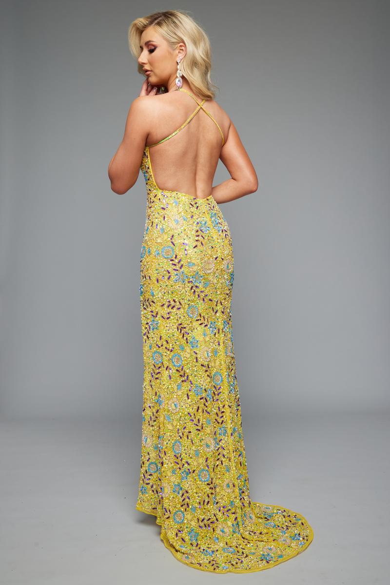Jasz Couture Dress 7622 - Yellow