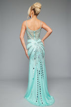 Jasz Couture Dress 7627 - Mint