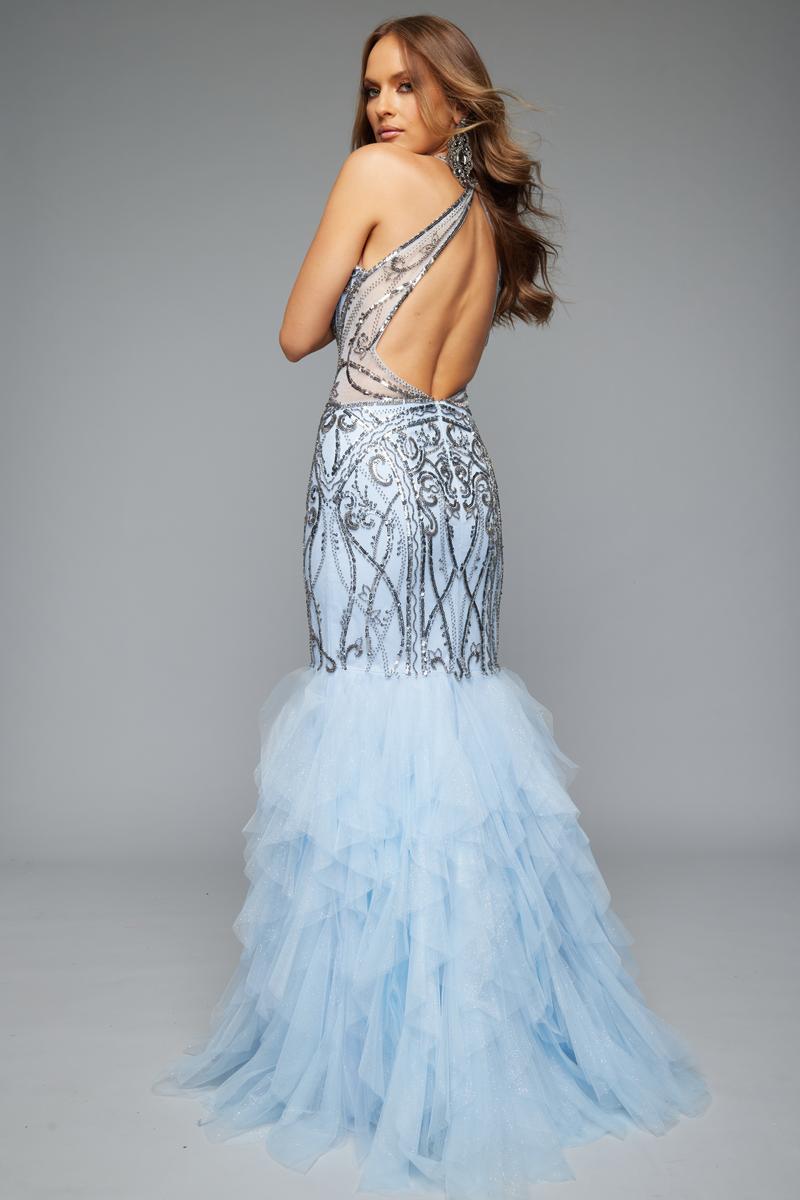 Jasz Couture Dress 7629 - Light Blue