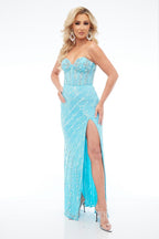 JASZ Couture 7649 - Ocean Blue