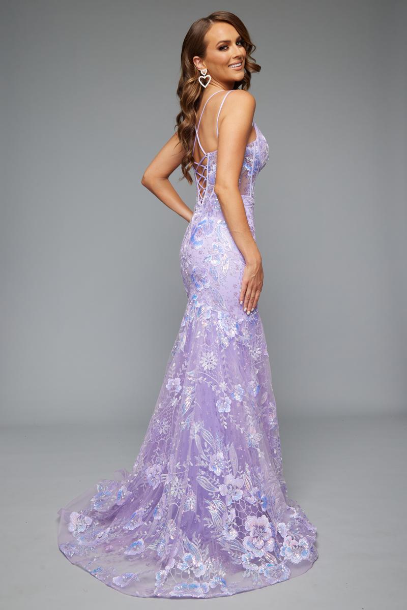 Jasz Couture Dress 7657 - Lilac