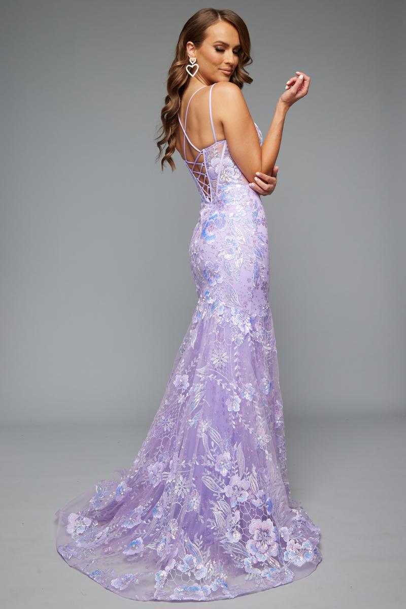 Jasz Couture Dress 7657 - Lilac