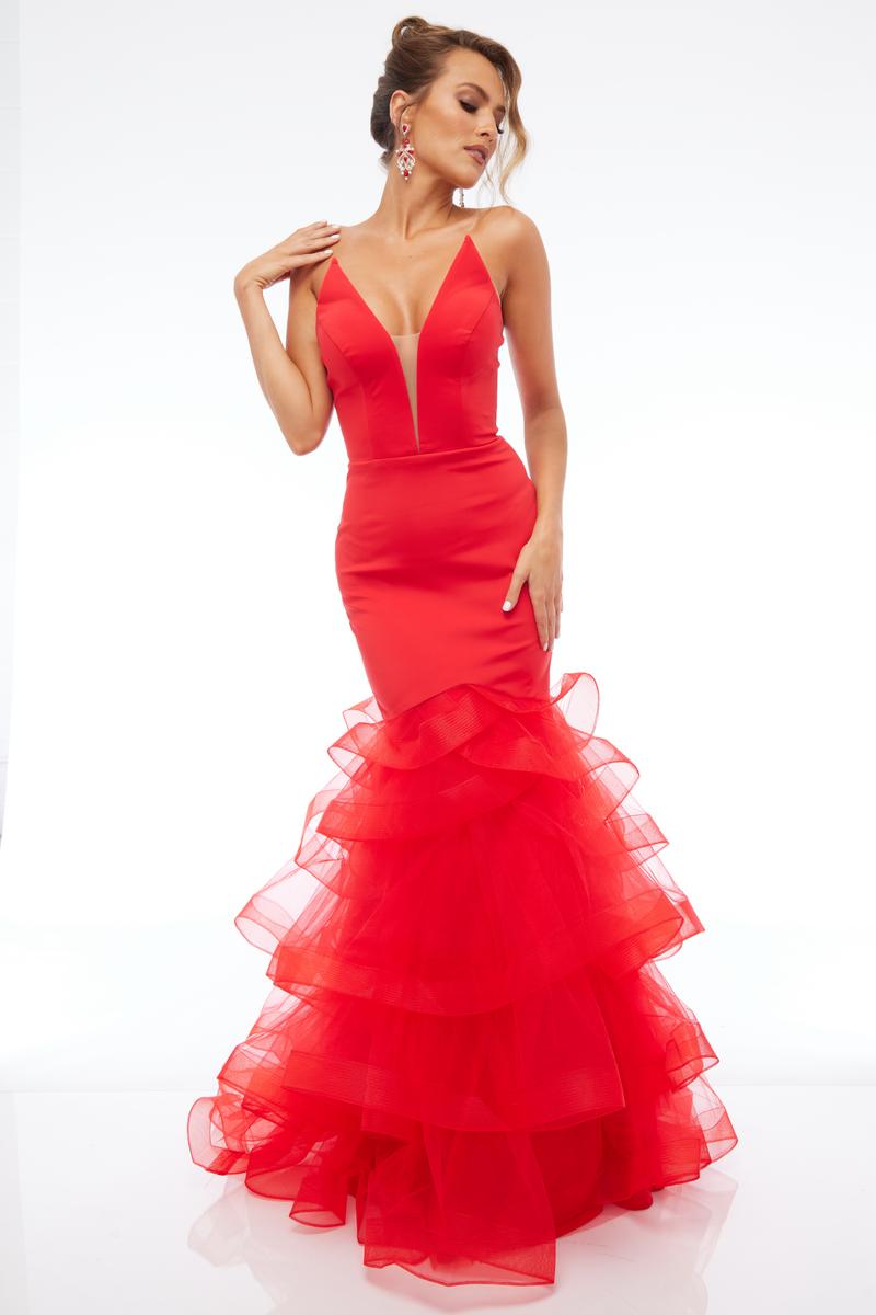 Jasz Couture Dress 7670 - Red