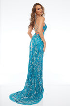 JASZ Couture 7673 - Teal