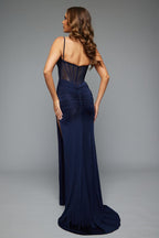 Jasz Couture Dress 7682 - Navy