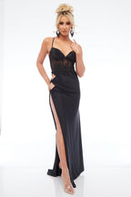Jasz Couture Dress 7685 - Black