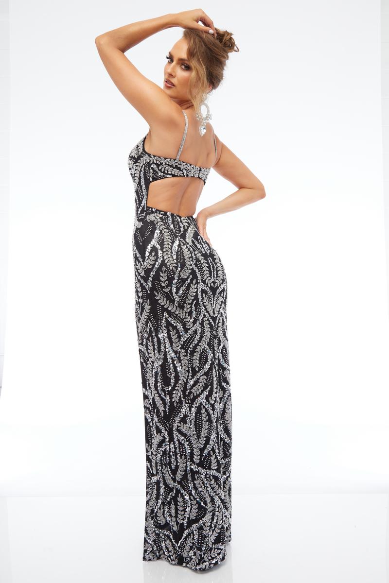 JASZ Couture 7691 - Black/Silver