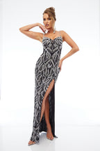 JASZ Couture 7691 - Black/Silver