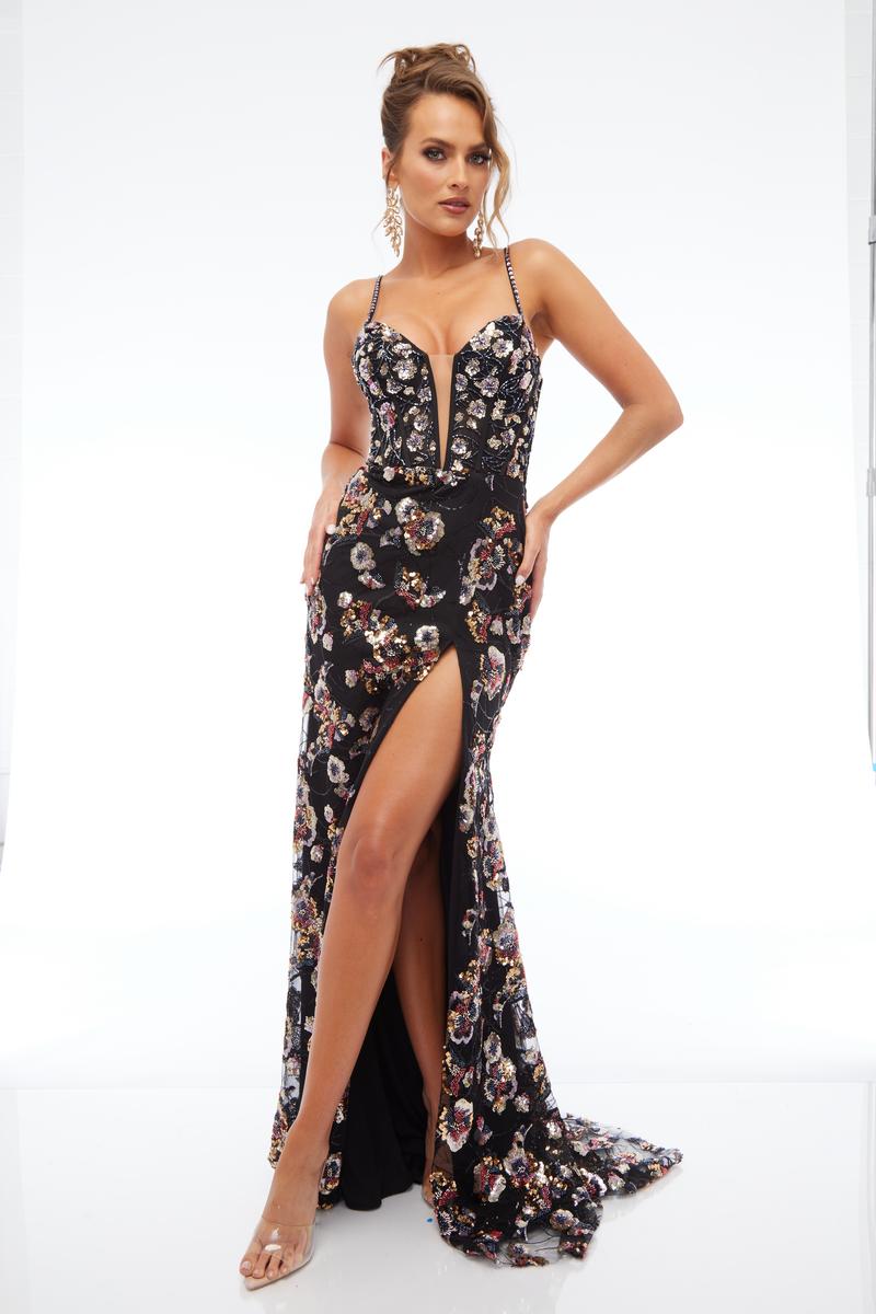 JASZ Couture 7701 - Black/Multi